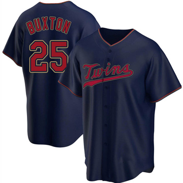 Byron Buxton Men's Replica Minnesota Twins Navy Alternate Jersey