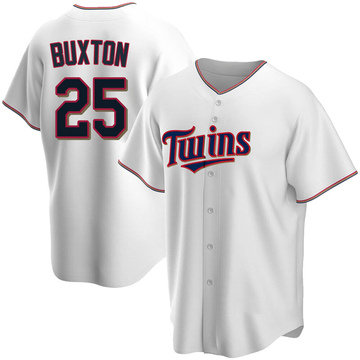 Byron Buxton Men's Replica Minnesota Twins White Home Jersey