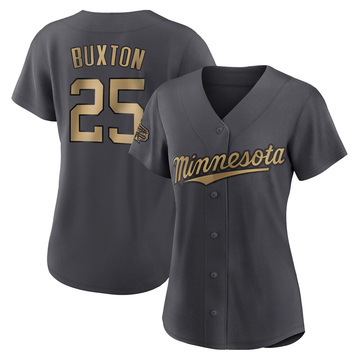 Byron Buxton Women's Authentic Minnesota Twins Charcoal 2022 All-Star Game Jersey