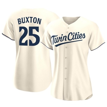 Byron Buxton Women's Authentic Minnesota Twins Cream Alternate Jersey