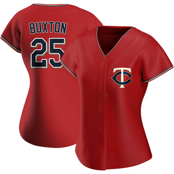 Byron Buxton Women's Authentic Minnesota Twins Red Alternate Jersey