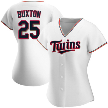 Byron Buxton Women's Authentic Minnesota Twins White Home Jersey