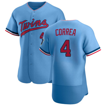 Carlos Correa Men's Authentic Minnesota Twins Light Blue Alternate Jersey