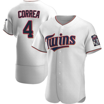 Carlos Correa Men's Authentic Minnesota Twins White Home Jersey