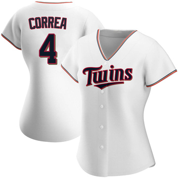Carlos Correa Women's Authentic Minnesota Twins White Home Jersey