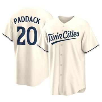 Chris Paddack Men's Replica Minnesota Twins Cream Alternate Jersey