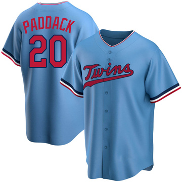 Chris Paddack Men's Replica Minnesota Twins Light Blue Alternate Jersey