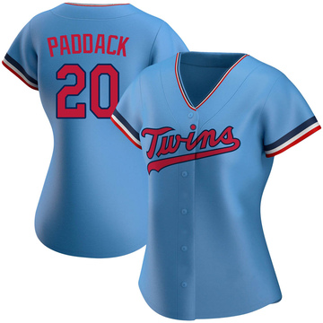Chris Paddack Women's Authentic Minnesota Twins Light Blue Alternate Jersey