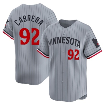 Genesis Cabrera Men's Limited Minnesota Twins Gray Road Jersey