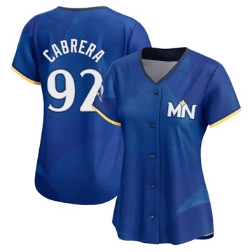 Genesis Cabrera Women's Limited Minnesota Twins Royal 2024 City Connect Jersey