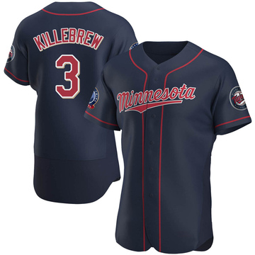 Harmon Killebrew Men's Authentic Minnesota Twins Navy Alternate 60th Season Jersey