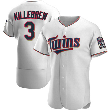 Harmon Killebrew Men's Authentic Minnesota Twins White Home Jersey