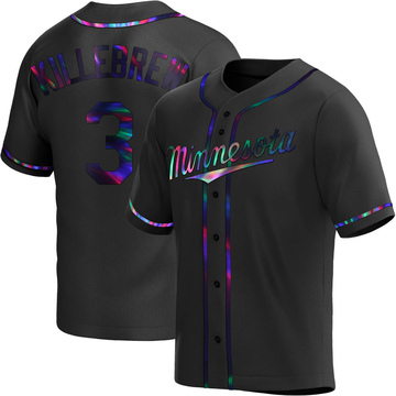 Harmon Killebrew Men's Replica Minnesota Twins Black Holographic Alternate Jersey