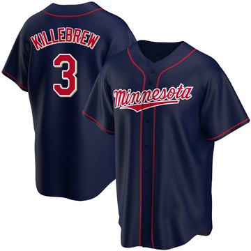 Harmon Killebrew Men's Replica Minnesota Twins Navy Alternate Team Jersey