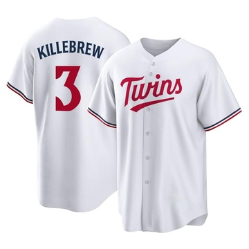 Harmon Killebrew Men's Replica Minnesota Twins White Home Jersey