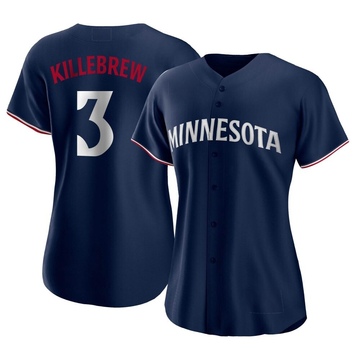 Harmon Killebrew Women's Authentic Minnesota Twins Navy Alternate Jersey