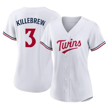 Harmon Killebrew Women's Authentic Minnesota Twins White Home Jersey