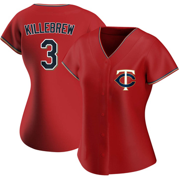 Harmon Killebrew Women's Replica Minnesota Twins Red Alternate Jersey