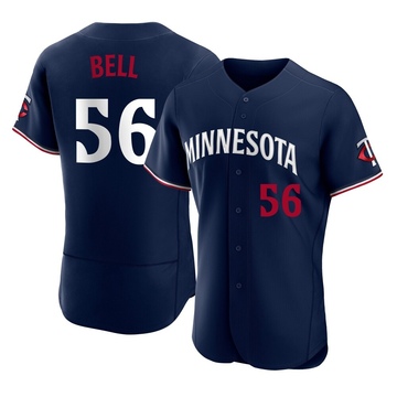 Josh Bell Men's Authentic Minnesota Twins Navy Alternate Jersey