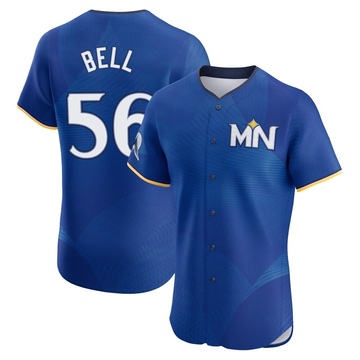 Josh Bell Men's Elite Minnesota Twins Royal 2024 City Connect Jersey