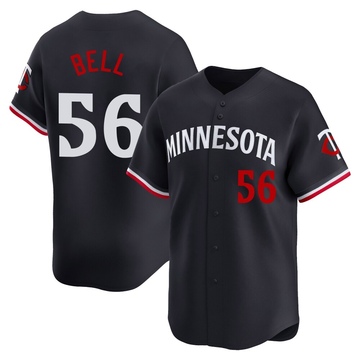 Josh Bell Men's Limited Minnesota Twins Navy Alternate Jersey