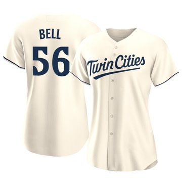 Josh Bell Women's Replica Minnesota Twins Cream Alternate Jersey