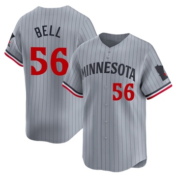 Josh Bell Youth Limited Minnesota Twins Gray Road Jersey
