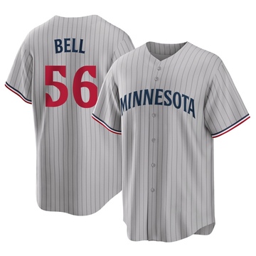 Josh Bell Youth Replica Minnesota Twins Gray Road Jersey