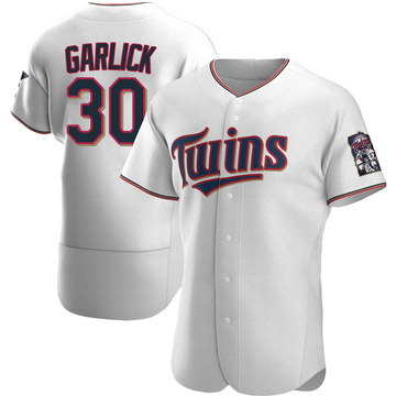 Kyle Garlick Men's Authentic Minnesota Twins White Home Jersey