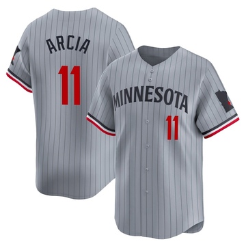 Orlando Arcia Men's Limited Minnesota Twins Gray Road Jersey