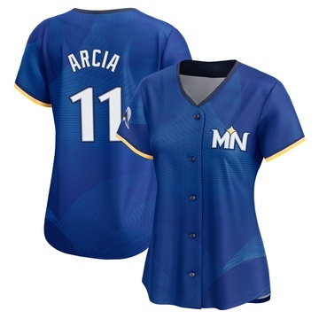 Orlando Arcia Women's Limited Minnesota Twins Royal 2024 City Connect Jersey
