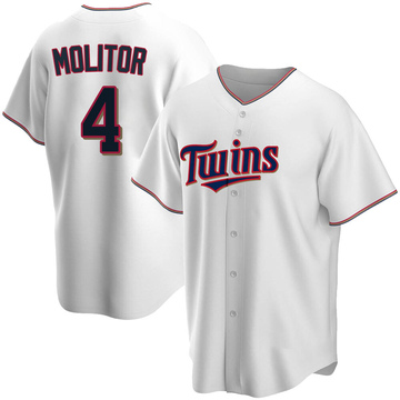 Paul Molitor Men's Replica Minnesota Twins White Home Jersey