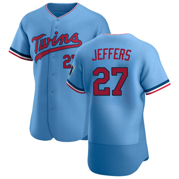 Ryan Jeffers Men's Authentic Minnesota Twins Light Blue Alternate Jersey