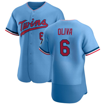 Tony Oliva Men's Authentic Minnesota Twins Light Blue Alternate Jersey